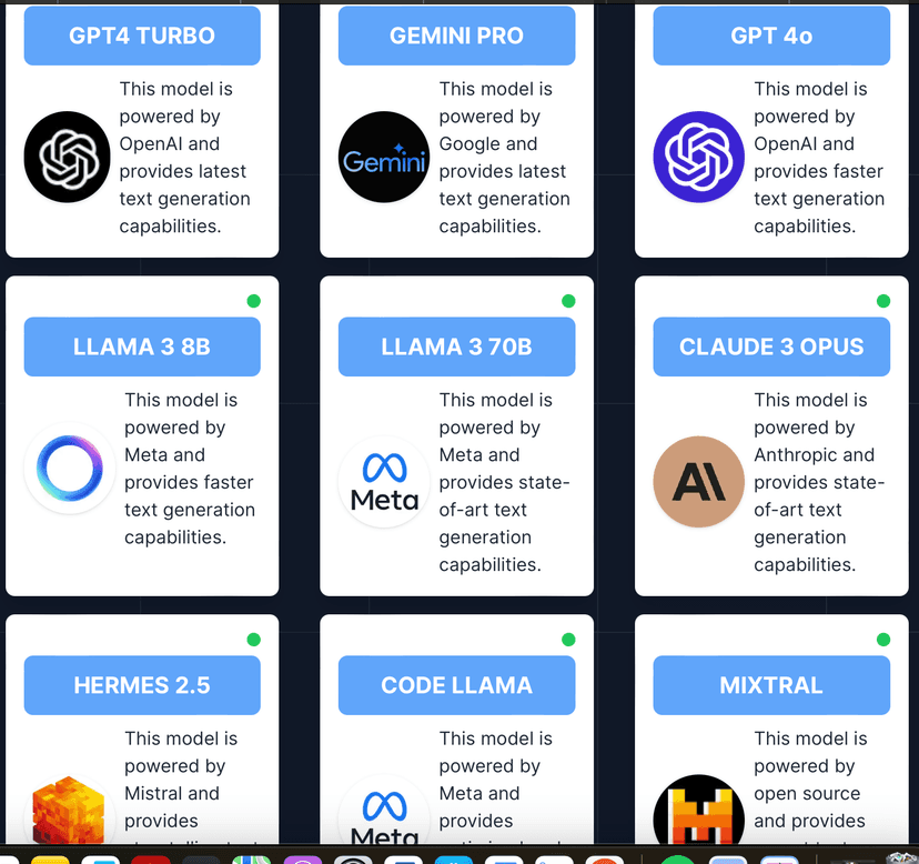 Multiple Latest Models